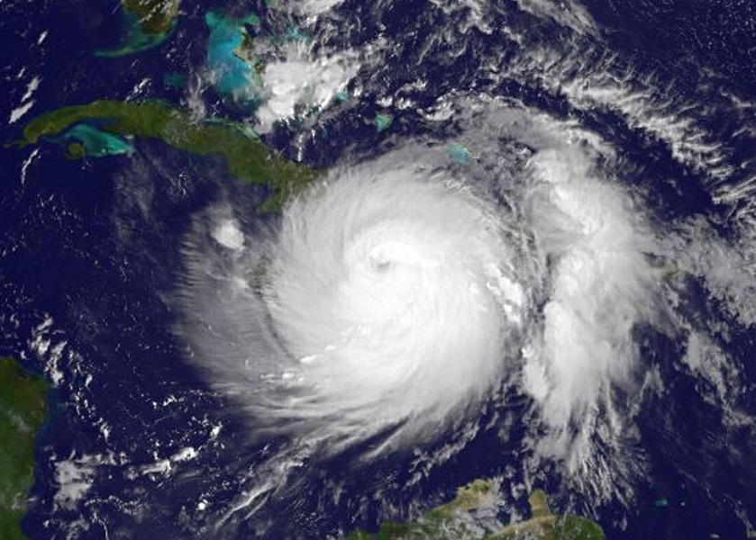 Picture of Hurricane NOAAs GOES-East satellite. 